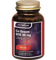 All Natural Q10 co enzym 30 mg 60 capsules
