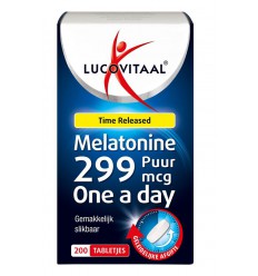 Lucovitaal Melatonine 299mcg 200 tabletten