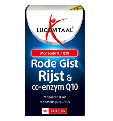 Lucovitaal Rode gist rijst + co enzym Q10 90 tabletten