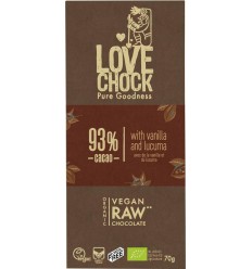 Lovechock 93% Pure biologisch 70 gram