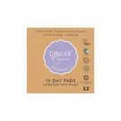 Ginger Organic maandverband dag met vleugel 10 stuks