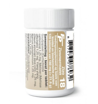 Fytotherapie Medizimm Zizo 18 120 tabletten kopen