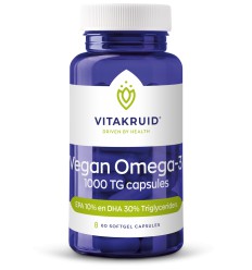 Vitakruid Vegan Omega 3 1000 TG 60 softgels