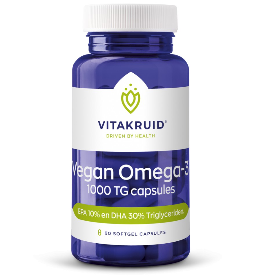 uitroepen Scheiden Doorzichtig Vitakruid Vegan Omega-3 1000 TG 60 Capsules kopen?