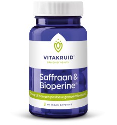 Vitakruid Saffraan & Bioperine 60 vcaps