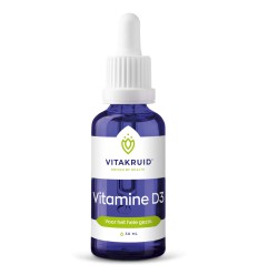 Vitakruid Vitamine D3 druppels 25 mcg 30 ml