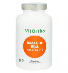 Vitortho Rode gist rijst 35 mg Q10 180 vcaps