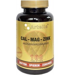 Artelle Calcium/magnesium/zink 100 tabletten