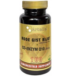 Artelle Rode gist rijst 100 mg Q10 30 mg 100 vcaps
