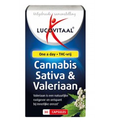 Lucovitaal Cannabis sativa & valeriaan 30 capsules