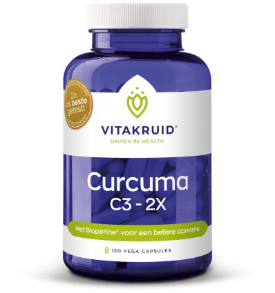 Vitakruid Kruidengeneeskunde Vitakruid Curcuma C3-2X 120 vcaps kopen