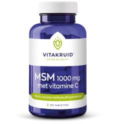 Vitakruid MSM 1000 mg + vitamine C 120 tabletten