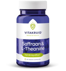 Vitakruid Saffraan & L-Theanine 30 vcaps