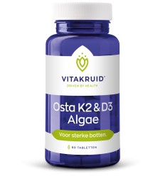 Vitakruid Osta K2 & D3 algae 90 tabletten