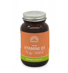 Mattisson Vegan vitamine D3 75 mcg 60 capsules