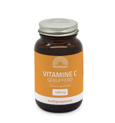 Mattisson Vitamine C gebufferd 1000 mg calcium ascorbaat 90 tabletten