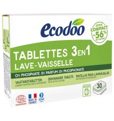 Ecodoo Vaatwastabletten 3-in-1 geconcentreerd eco 30 stuks
