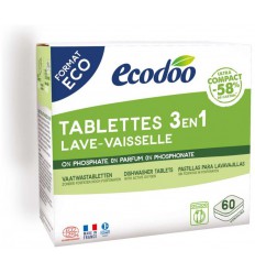 Ecodoo Vaatwas tabletten 3-in-1 geconcentreerd XL 60 stuks
