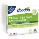 Ecodoo Vaatwas tabletten 3-in-1 geconcentreerd XL 60 stuks