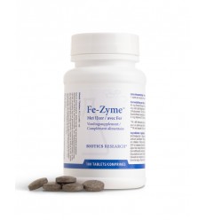 Biotics Fe-Zyme 25mg 100 tabletten