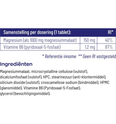 Vitakruid Magnesium 150 malaat 100 tabletten kopen