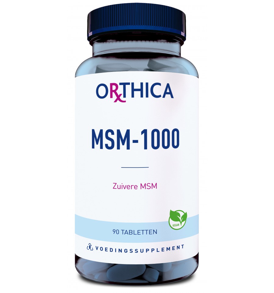 landinwaarts veelbelovend gedragen Orthica MSM 1000 90 tabletten kopen?