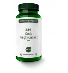 AOV 536 Zink bisglycinaat 15 mg 120 vcaps