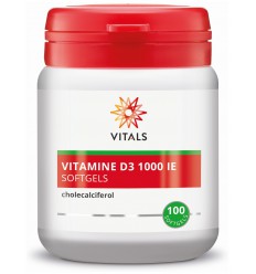 Vitals Vitamine D3 25 mcg 100 softgels