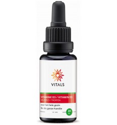 Vitals Vitamine D3 druppels 20 ml