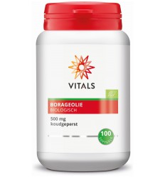 Vitals Borageolie 500 mg 100 softgels