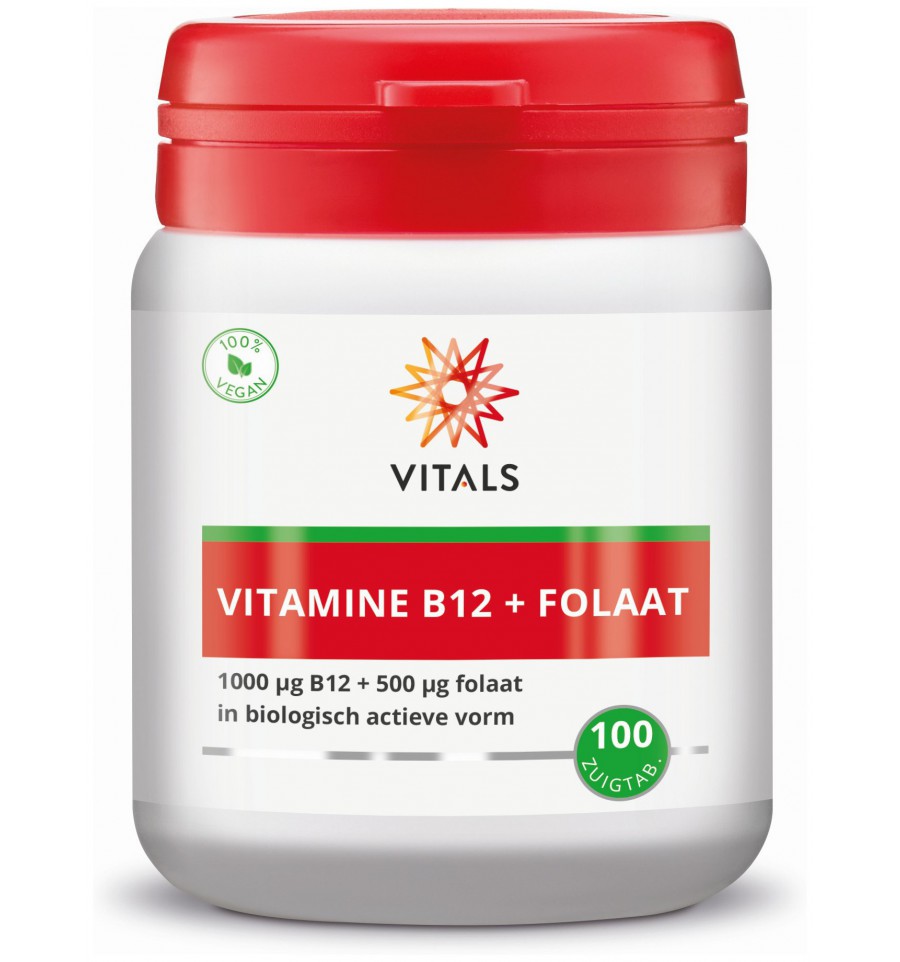 Indica fort pijpleiding Vitals Vitamine B12 + Folaat 100 tabletten kopen?