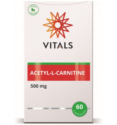 Vitals Aminozuren Vitals Acetyl-L-carnitine 500 mg 60 vcaps kopen