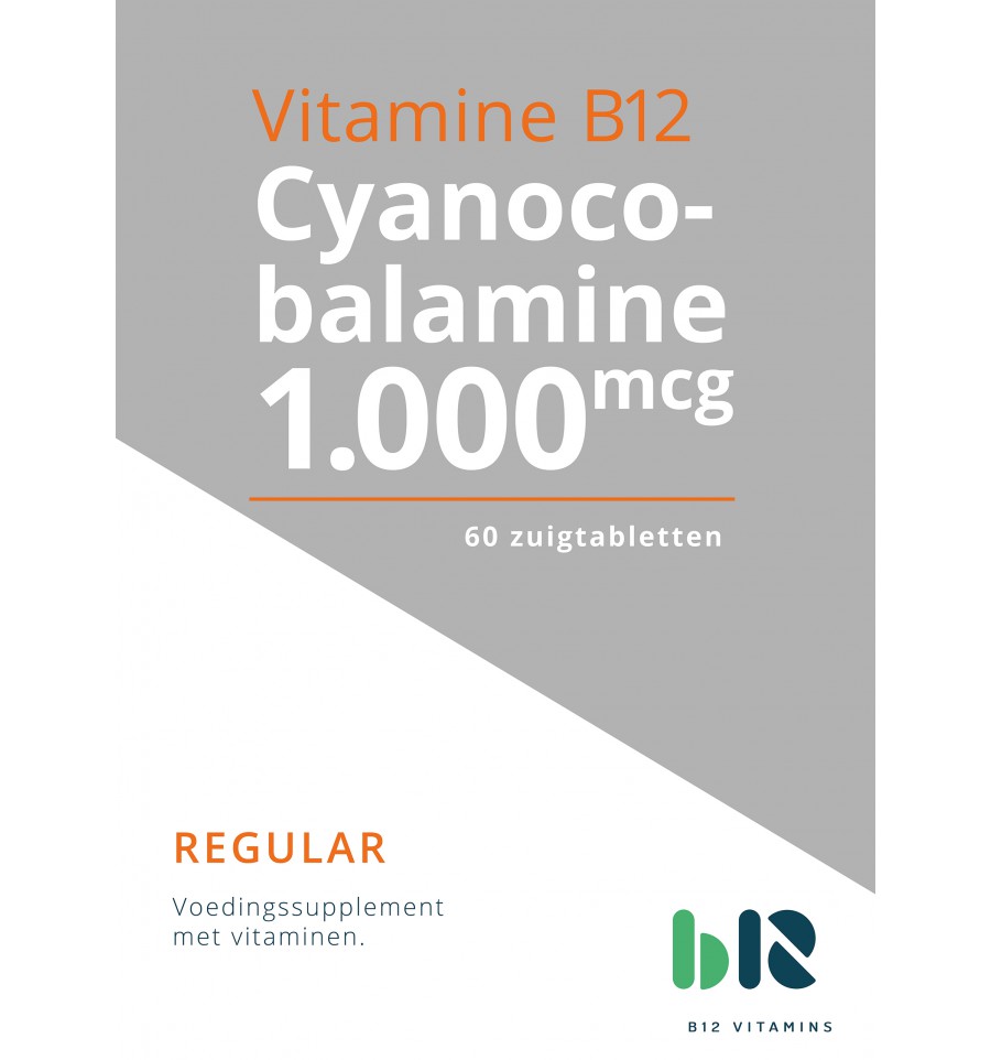 zoet Tropisch Enten B12 Vitamins Cyanocobalamine 1000 60 zuigtabletten kopen?