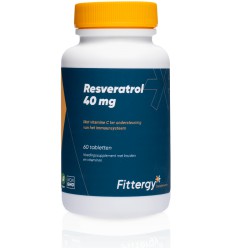 Fittergy Resveratrol 40 mg 60 tabletten