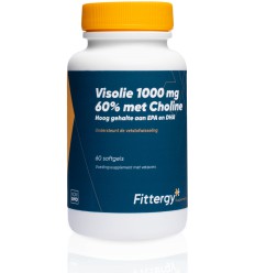 Fittergy Visolie 1000 mg 60% met choline 60 softgels