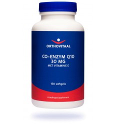 Orthovitaal Co-enzym Q10 30 mg met Vitamine E 150 softgels
