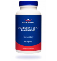 Orthovitaal Cranberry / Vitamine C / D-Mannose 120 vcaps