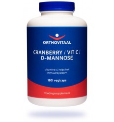 Orthovitaal Cranberry / Vitamine C / D-Mannose 180 vcaps