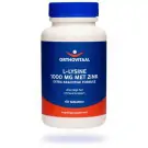 Orthovitaal L-Lysine 1000 mg met zink 60 tabletten