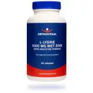 Orthovitaal L-Lysine 1000 mg met zink 120 tabletten