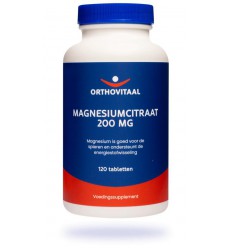 Orthovitaal Magnesium citraat 200 mg 120 tabletten