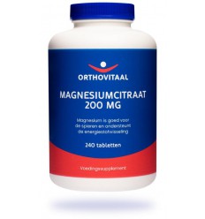 Orthovitaal Magnesium citraat 200 mg 240 tabletten