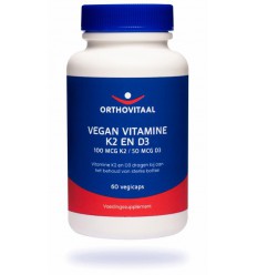 Orthovitaal Vitamine K2 & D3 vegan 60 capsules