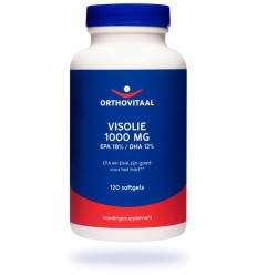Orthovitaal Visolie 1000 mg EPA 18% DHA 12% 120 softgels