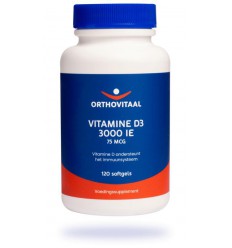 Orthovitaal Vitamine D3 75 mcg 120 softgels
