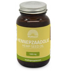 Mattisson Hennepzaadolie 1000 mg 60 capsules