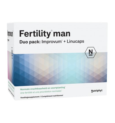 Mineralen Nutriphyt Fertility man duo 2 x 60 120 capsules kopen