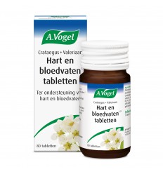 A.Vogel Crataegus + valeriaan 80 tabletten