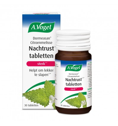 Nachtrust A.Vogel Dormeasan citroenmelisse sterk 30 tabletten kopen
