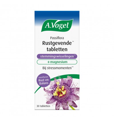 Passiebloem A.Vogel Passiflora rustgevende tabl. stemmingswisselingen 30 tabletten kopen